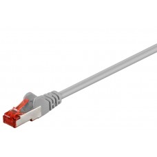 Laidas internetui ekranuotas S/FTP CAT6 30m pilkas Goobay 